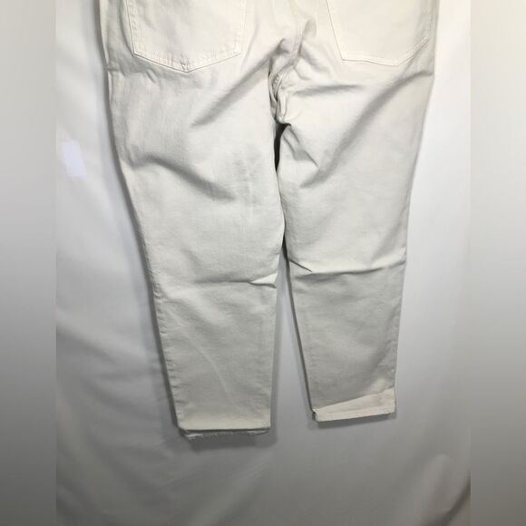 Old Navy OG Straight / Khaki Beige High Waist Stretch Denim Jeans NWT / Size 18 - Picture 6 of 8